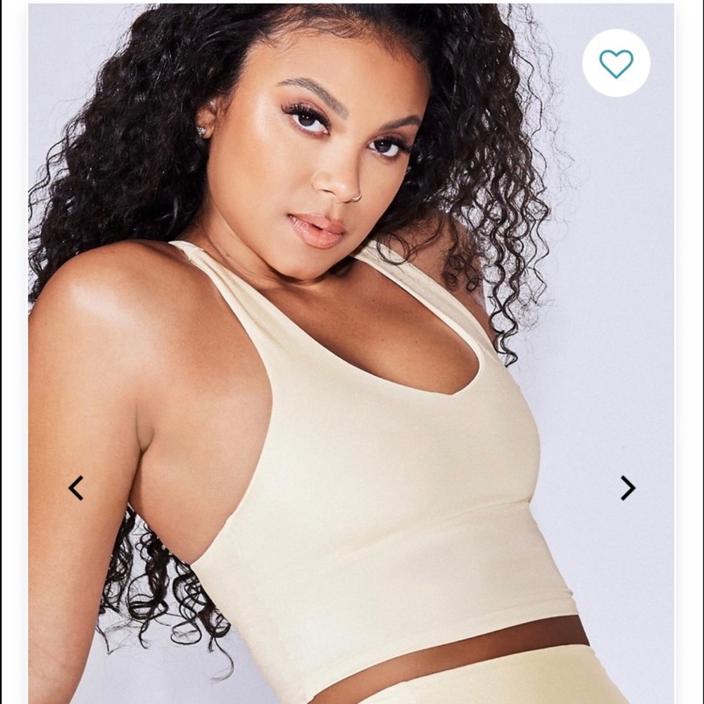 Averie shine built in bra tank